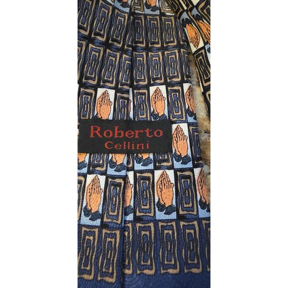 Roberto Cellini Lot of 3 Religious Ties - Picture 10 of 10